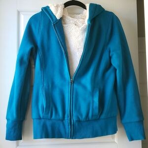 Old Navy Sherpa Lined Hoodie - Women's (Turquoise - S)